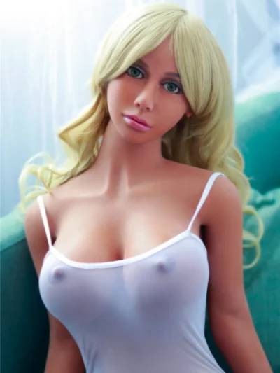 165cm Realistische Sexpuppen mit blonden Haaren