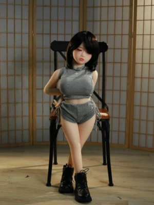 xlifedolls-sex-doll-100#192-HMTW-LFO1 Voluminöse Asiatische Kompakte Mini Sexpuppen