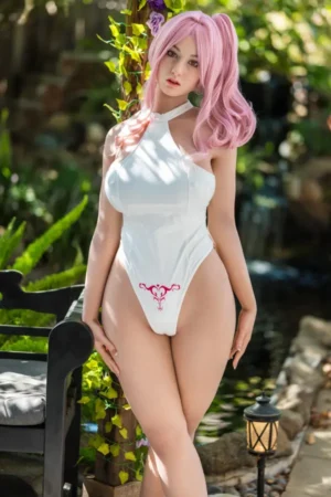 WanZhi zeigt ihren beweglichen, superleichten Vollsilikonkörper.