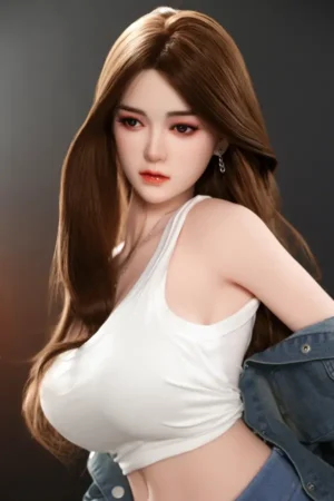 hina tpe sex doll b cup denim outfit19